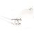 Chanel CC Logo Silber Klare Randlose Sonnenbrille 4068 - Ansicht 3