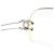 Chanel CC Logo Silber Klare Randlose Sonnenbrille 4068 - Ansicht 7
