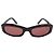 Gafas de sol acolchadas marrón rojo con logo CC dorado Chanel 5014 Castaño Roja - vista 2