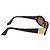 Gafas de sol acolchadas marrón rojo con logo CC dorado Chanel 5014 Castaño Roja - vista 5