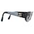 Gafas de sol ovaladas negras con logo CC dorado Chanel 05974 Negro - vista 3