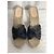 Sandali espadrille con zeppa Loeffler Randall in pelle nera - vista 10