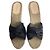 Sandali espadrille con zeppa Loeffler Randall in pelle nera - vista 3