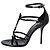 Sandali Cassandra Saint Laurent Neri - vista 2