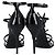 Sandali Cassandra Saint Laurent Neri - vista 5
