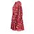 Abito Mini Stampato Floreale Marigold Ulla Johnson in Cotone Rosso - vista 5