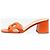 Rupert Sanderson Orange block heels - size EU 38 (UK 5)