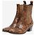 Soeur Botines Chelsea de python falso marrón - talla EU 38 (UK 5) - vista 2