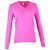 Bottega Veneta Strickpullover mit V-Ausschnitt aus rosa Wolle Pink