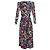 Abito midi con stampa floreale Moyranid di Isabel Marant in velluto multicolore - vista 3