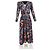 Abito midi con stampa floreale Moyranid di Isabel Marant in velluto multicolore - vista 4