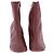 Céline Botines CELINE T.EU 37.5 Cuero Burdeos - vista 4