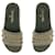 CHANEL Mules y zuecos T.EU 36 Goma Caqui - vista 6