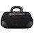 Chanel Nero Parigi New York Borsa da Viaggio in Nylon Trapuntato