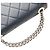 Chanel Blu Trapuntato in Agnello e Tweed con Rifinitura Elegante a Patta Blu navy - vista 14