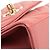 Cartera de Cadena Trendy CC Chanel Mini Chevron de Cuir de Cordero Rosa - vista 9