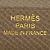Hermès Cartera Larga Soufflé Bearn Hermes Gris pardo - vista 6