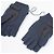 Hermès Muffole in cashmere senza dita Hermes Lionel Nero Blu - vista 6