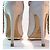 Botines de punta abierta Le Silla en cuero beige - vista 10