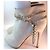 Botines de punta abierta Le Silla en cuero beige - vista 11