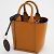 Tod's Double Up Leder Mini Tote Bag Orange - Ansicht 12
