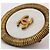 Orecchini a clip a forma di conchiglia rotonda Chanel Coco D'oro - vista 9