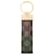 Louis Vuitton Monogram Portecle Dragonne Keychain Golden Patent leather Metal  ref.2072624