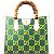 Borsa a mano Gucci Diana Small Bianco Verde Giallo
