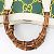 Borsa a mano Gucci Diana Small Bianco Verde Giallo - vista 5