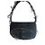Borsa Diesel 1DR Grigio Scuro in Denim e Pelle con Cristalli Grigio antracite
