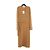 Chloé 2015 Kleid FR38 Maxi Kamel Wolle Strickkleid und Gürtel UK10 US8 Neu Chloe Karamell