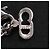Logo Trotter di Christian Dior Rosa Silver hardware - vista 10