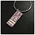 Logo Trotter di Christian Dior Rosa Silver hardware - vista 4