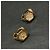 Orecchini Christian Dior Esagono Rhinestone Gold hardware - vista 6