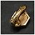 Orecchini Christian Dior Esagono Rhinestone Gold hardware - vista 8