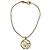 Bracciale color oro con logo Christian Dior Gold hardware