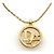 Bracciale color oro con logo Christian Dior Gold hardware - vista 3