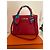 Hermès Kelly II Retourne 32 Clemence Pelle Rossa Rosso - vista 2