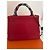 Hermès Kelly II Retourne 32 Clemence Pelle Rossa Rosso - vista 5