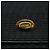 Borsa a mano BALLY in nylon nero e oro Auth 115889 D'oro - vista 17