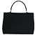 Borsa a mano BALLY in nylon nero e oro Auth 115889 D'oro - vista 2