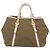 PRADA Borsa a mano in tela pelle beige bianco oro Auth am7707 D'oro - vista 2