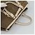 PRADA Borsa a mano in tela pelle beige bianco oro Auth am7707 D'oro - vista 6