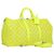 LOUIS VUITTON Borsa Keepall Bandoulière 50 Trasparente Gialla M55380 Auth 114280S Giallo