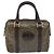 Céline CELINE C Borsa a Mano Sulky PVC Marrone Scuro Oro Auth 114689 D'oro - vista 13