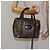 Céline CELINE C Borsa a Mano Sulky PVC Marrone Scuro Oro Auth 114689 D'oro - vista 21