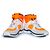 Chanel, scarpe alte neon Bianco Arancione - vista 3