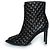 Botas de tobillo rockstud spike de Valentino Garavani Negro Dorado - vista 2