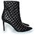 Botas de tobillo rockstud spike de Valentino Garavani Negro Dorado - vista 6