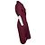 Vestido de popeline com renda Delick de Dries van Noten Vermelho - vista 4